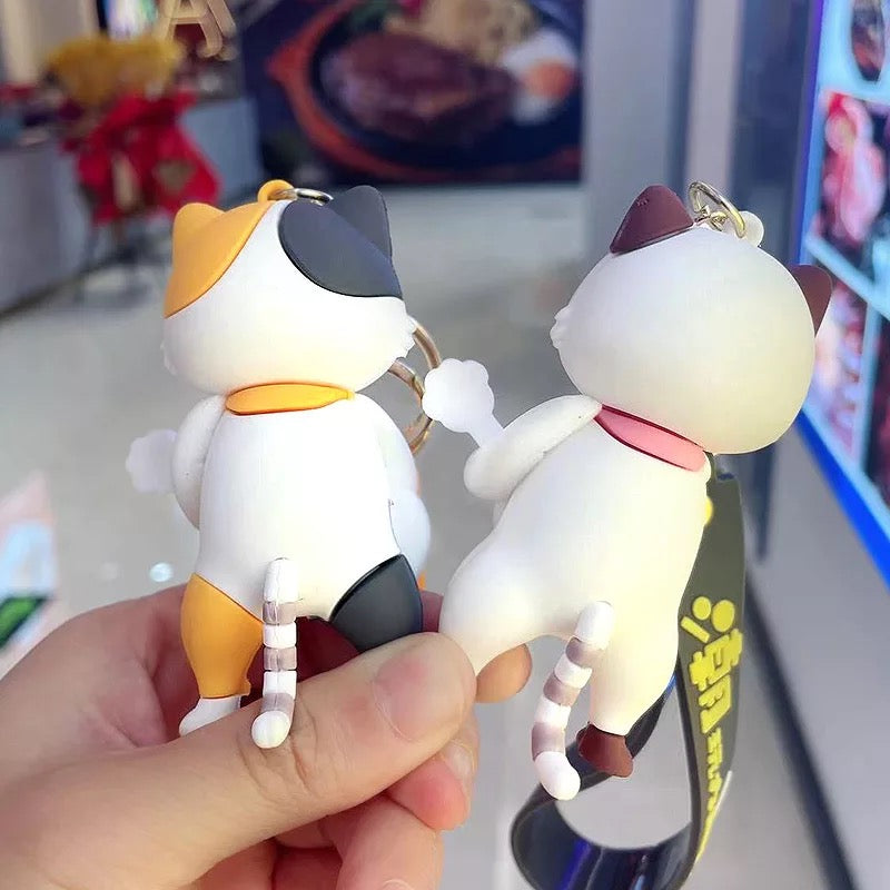 Kawaii Kitty with Guitar 3D Keychain - Tinyminymo