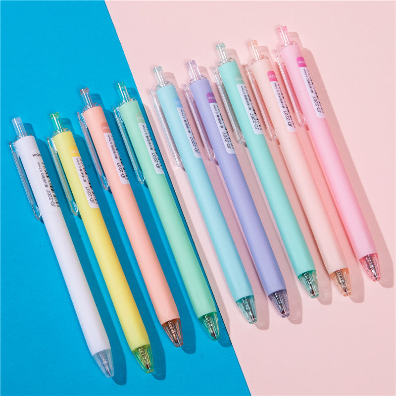 Kawaii Pastel Gel Pens - Set of 9 - Tinyminymo
