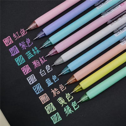 Kawaii Pastel Gel Pens - Set of 9 - Tinyminymo