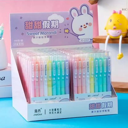 Kawaii Pastel Gel Pens - Set of 9 - Tinyminymo