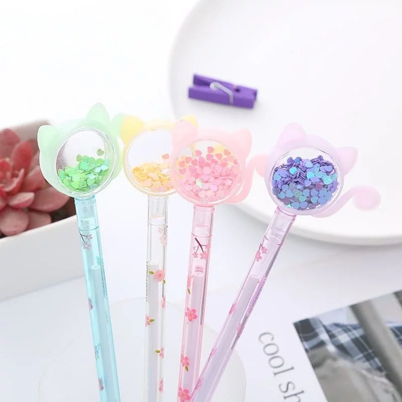 Kitty Confetti Pen - Tinyminymo