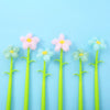 Knitted Flower Pen