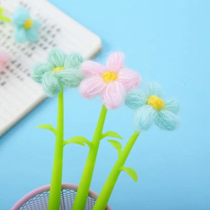 Knitted Flower Pen - Tinyminymo