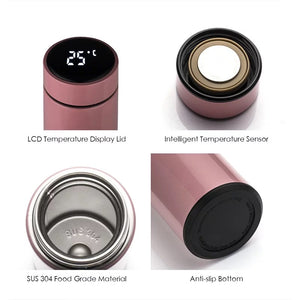 LED Temperature Display Insulated Vacuum Flask