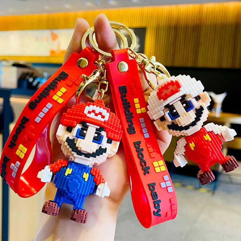 Lego Mario 3D Keychain - Tinyminymo