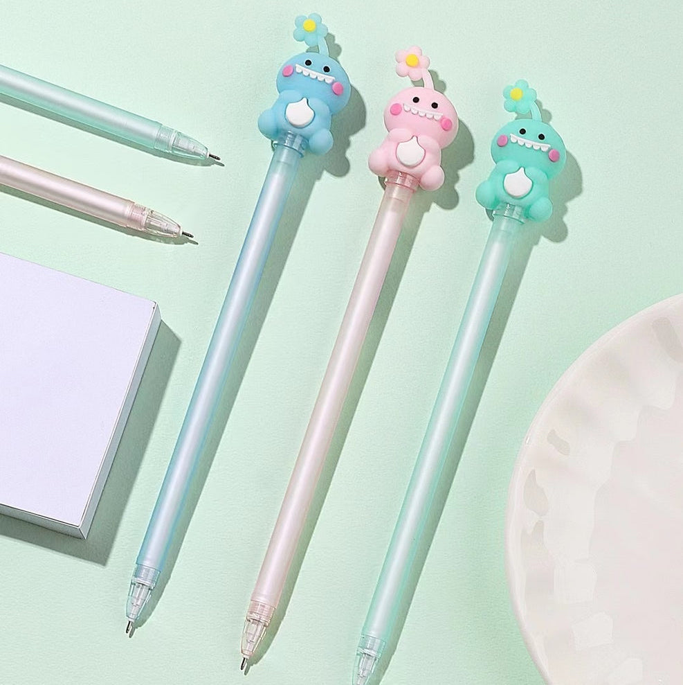 Lucky Flower Dino Gel Pen - Tinyminymo