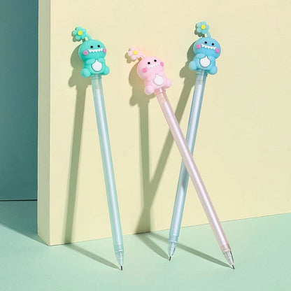 Lucky Flower Dino Gel Pen - Tinyminymo