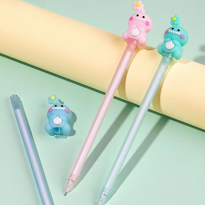 Lucky Flower Dino Gel Pen - Tinyminymo