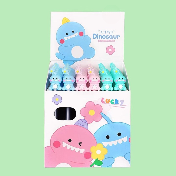 Lucky Flower Dino Gel Pen - Tinyminymo