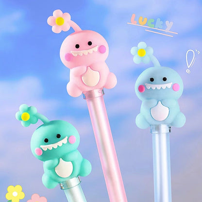 Lucky Flower Dino Gel Pen - Tinyminymo