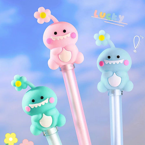 Lucky Flower Dino Gel Pen - Tinyminymo