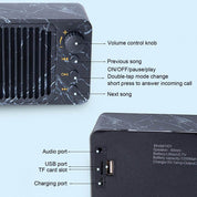 Marble Finish Mini Wireless Speakers - Tinyminymo