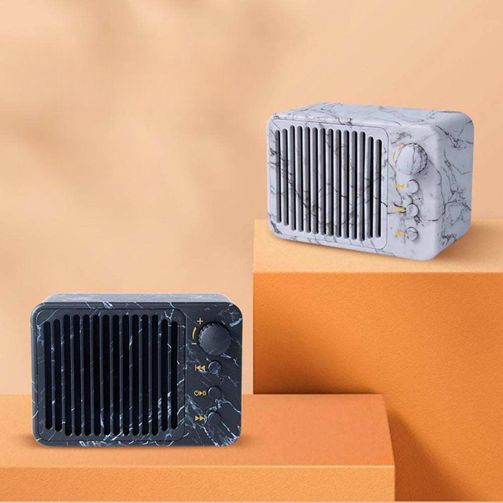 Marble Finish Mini Wireless Speakers - Tinyminymo