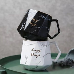 Marble Coffee Mugs - Lazy Days - Tinyminymo