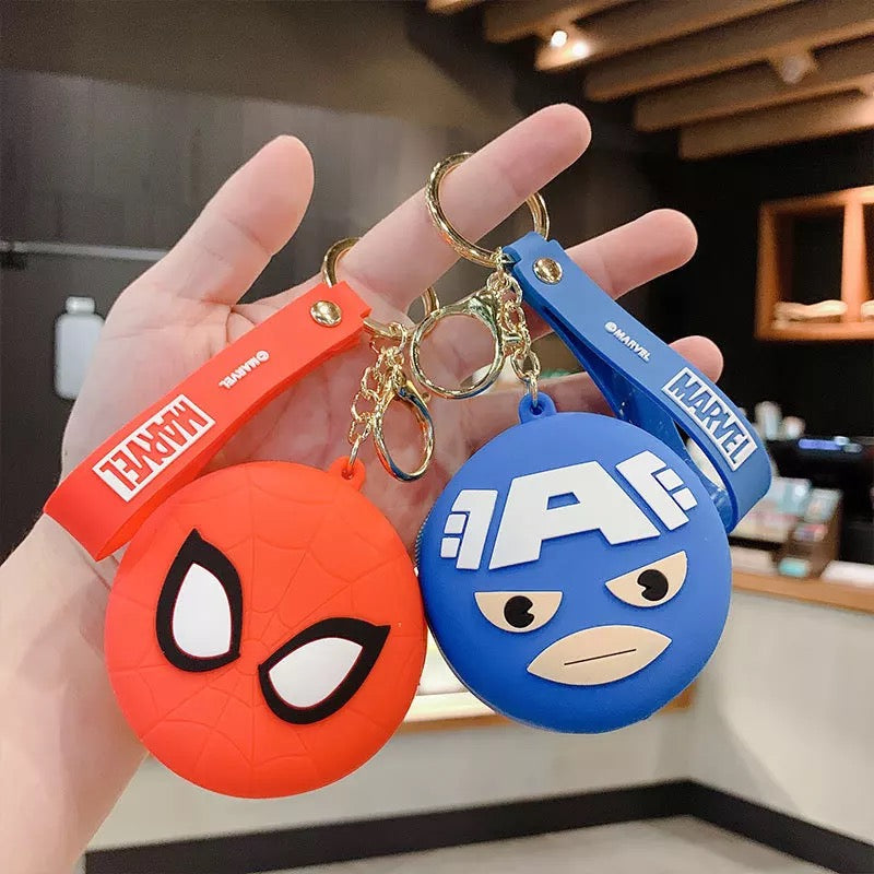 Marvel Zipper Pouch with Keychain - Tinyminymo