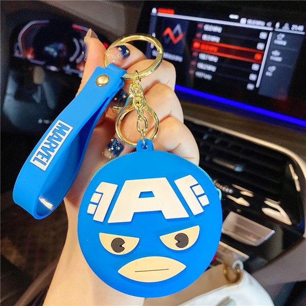 Marvel Zipper Pouch with Keychain - Tinyminymo