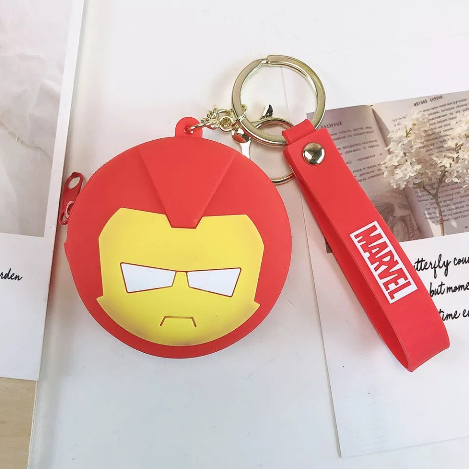 Marvel Zipper Pouch with Keychain - Tinyminymo