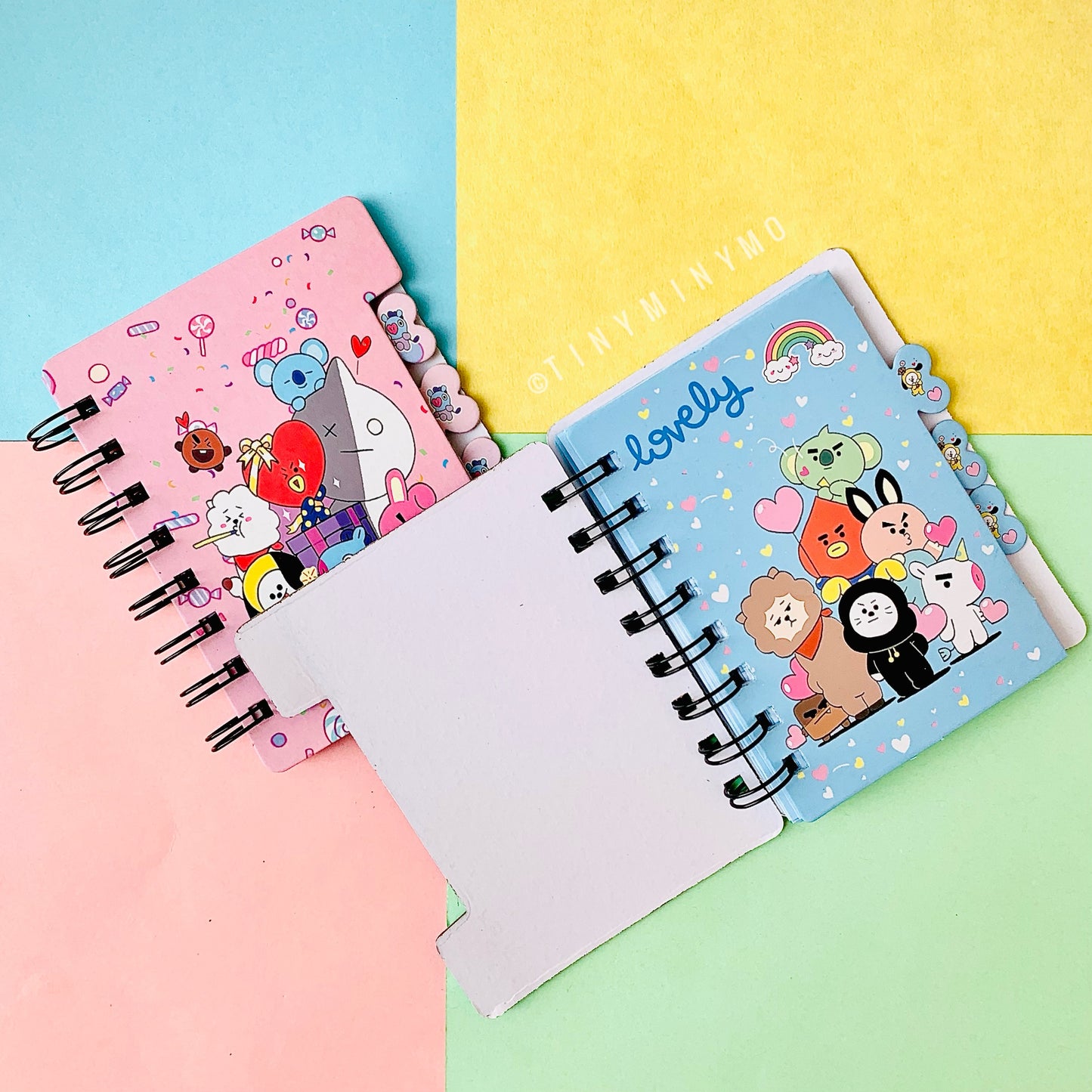 Mini BT21 Spiral Diary - Tinyminymo