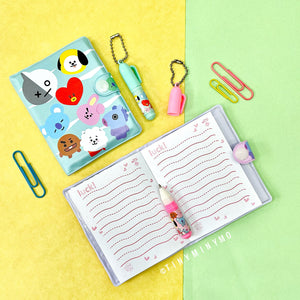 Mini diary with Pen - BT21 - Tinyminymo