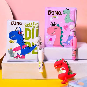 Mini Diary with Pen - Dinosaur - Tinyminymo