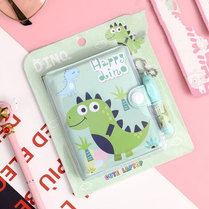 Mini Diary with Pen - Dinosaur - Tinyminymo