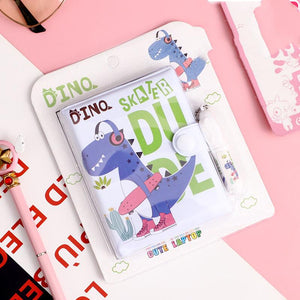 Mini Diary with Pen - Dinosaur - Tinyminymo