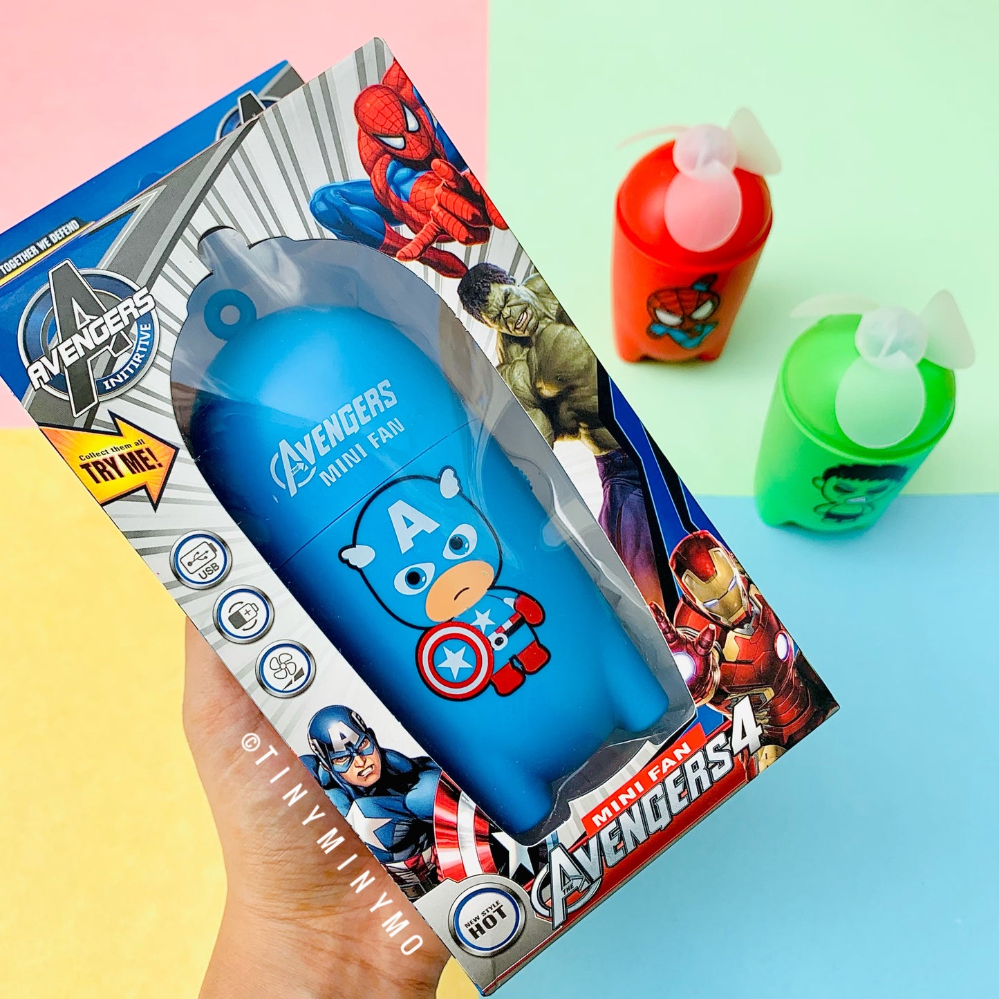 Mini Hand Fan - Avengers - Tinyminymo