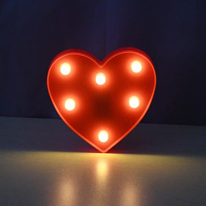 Mini Heart Marquee Light - Tinyminymo