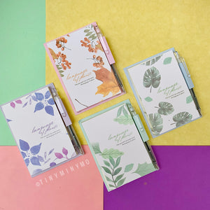 Mini Notepad with Pen - Language of Plants - Tinyminymo