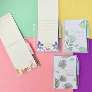 Mini Notepad with Pen - Language of Plants - Tinyminymo