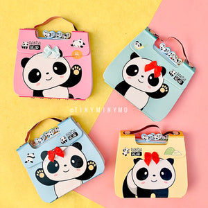 Mini Handbag Diary  - Panda - Tinyminymo