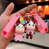 Mr and Mrs Cow 3D Keychain