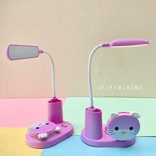 Load image into Gallery viewer, Multifunction Mini Mirror Table Lamp - Hello Kitty
