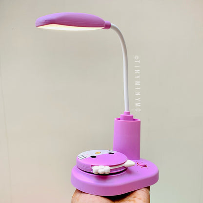 Multifunction Mini Mirror Table Lamp - Hello Kitty