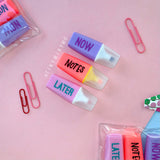 Now Notes Later Highlighters - Set of 3