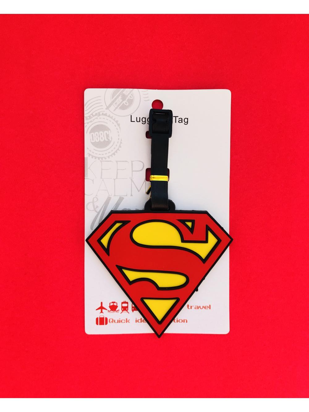Superman Luggage Tag - TinyMinyMo