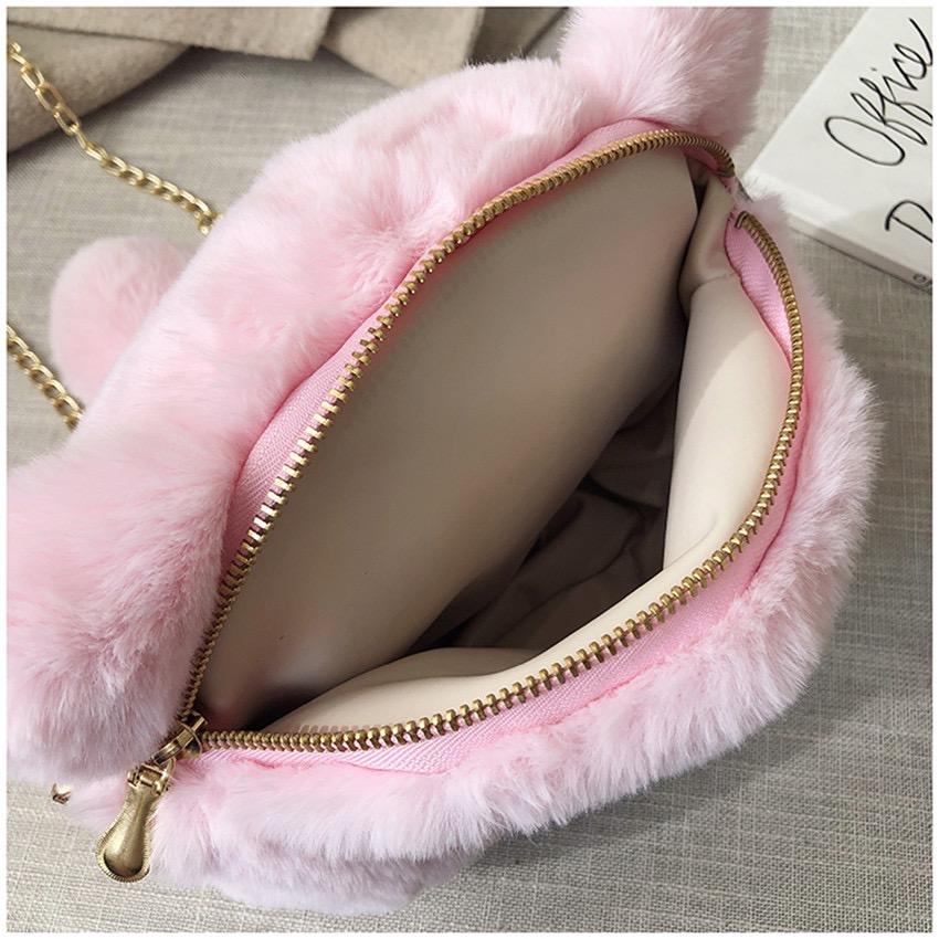 Generic Cross-fur Bag For Women And Girls Color _ Pink @ Best Price Online  | Jumia Egypt
