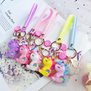 Rainbow Unicorn Keychain - TinyMinyMo