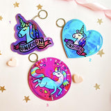 Holographic Unicorn Coin Pouch