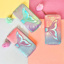 Load image into Gallery viewer, Holographic Mermaid Wallet
