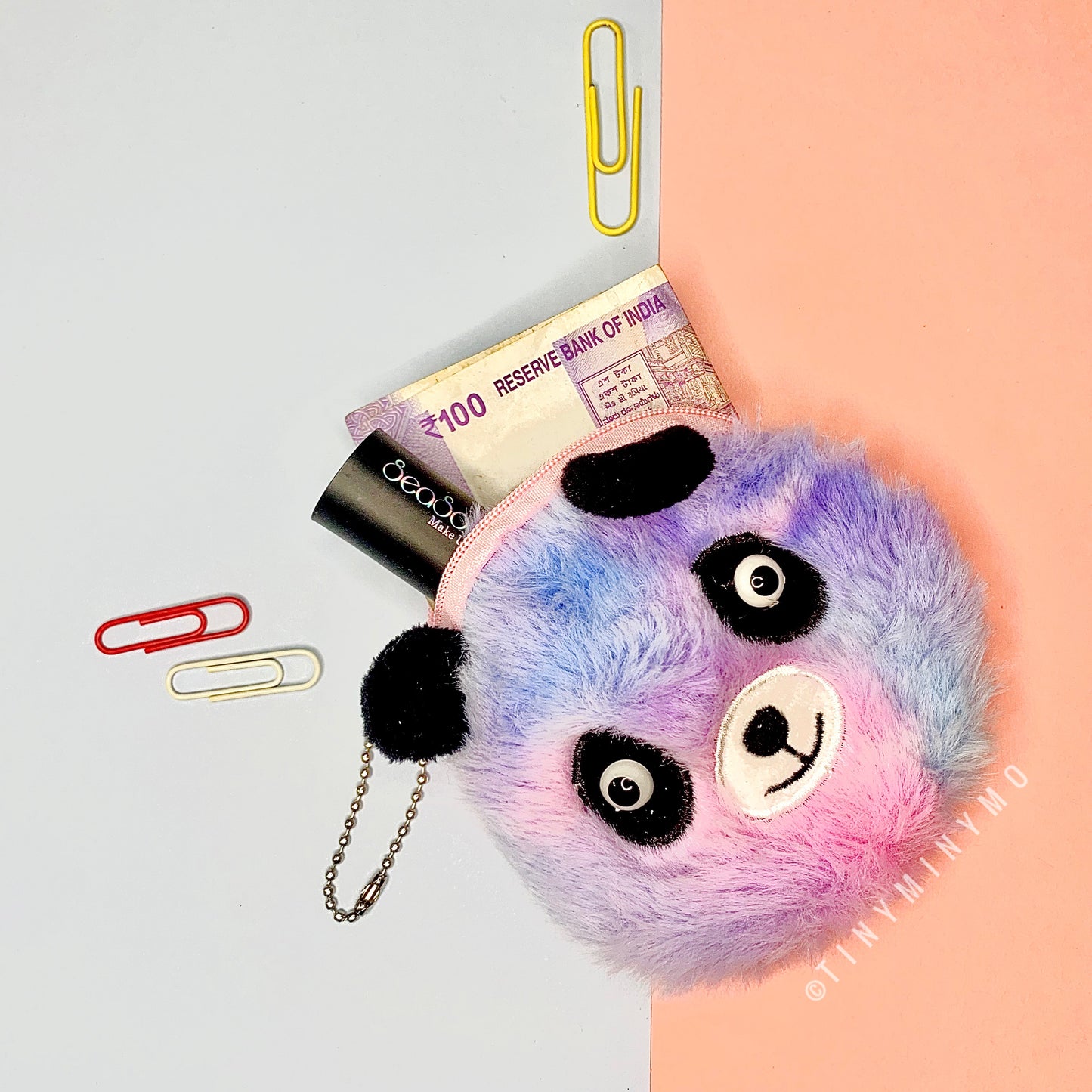Plush Panda Pouch