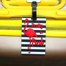 Load image into Gallery viewer, Luggage Tag - Flamingo

