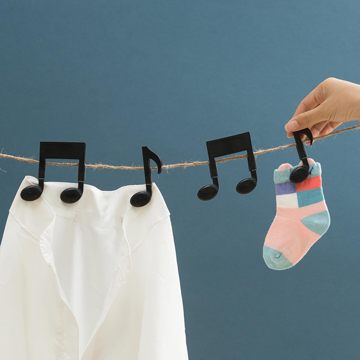 Music Clips - Multipurpose Pegs (Set Of 2)