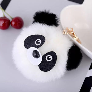 Fluffy Panda Charm