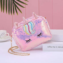 Load image into Gallery viewer, Unicorn Sequin Sling Bag - Tinyminymo
