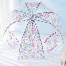 Load image into Gallery viewer, Translucent Unicorn Umbrella
