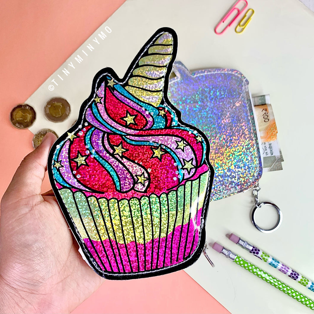 Holographic coin pouch/Icecream