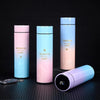 Ombre LED Temperature Display Insulated Vacuum Flask