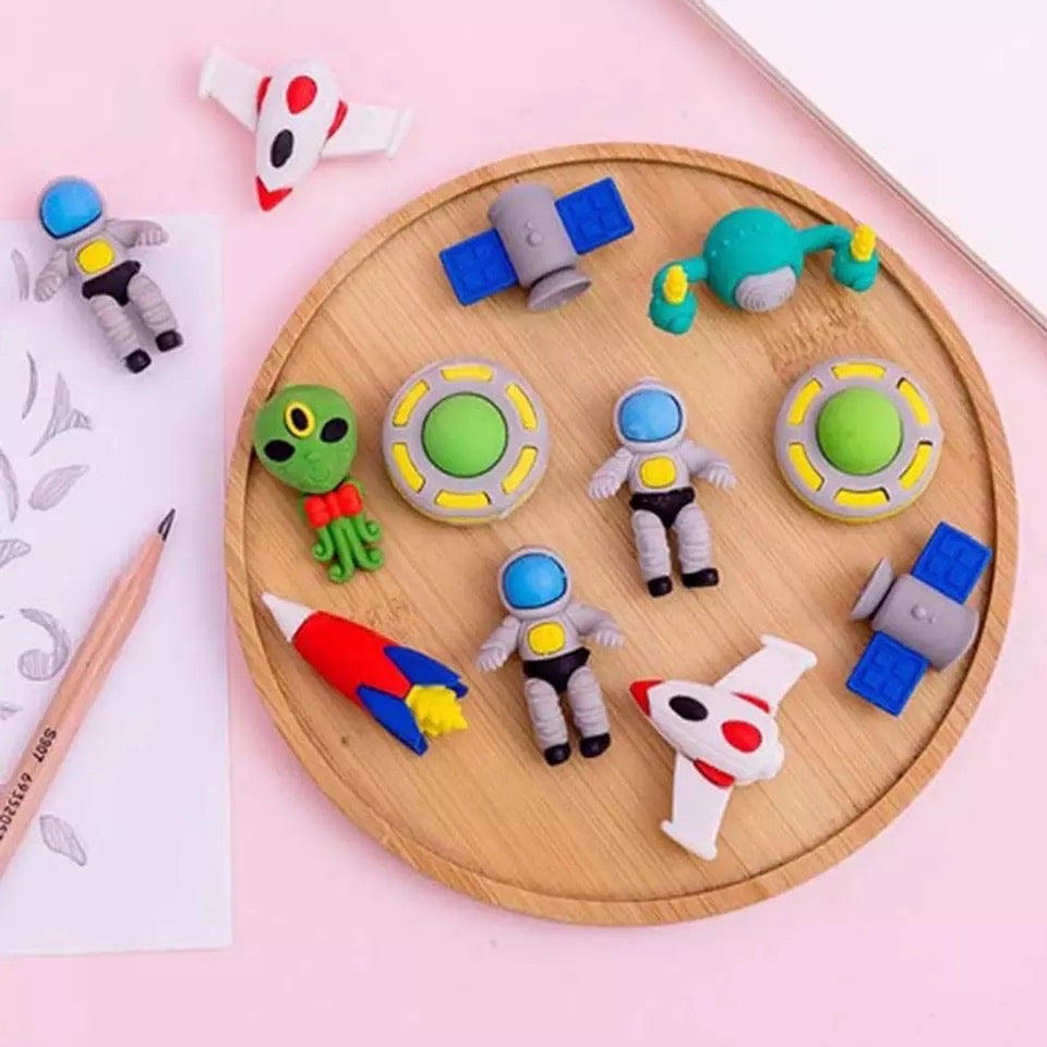 Outer Space Eraser Set - Set of 4 - Tinyminymo