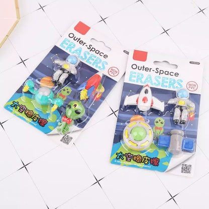 Outer Space Eraser Set - Set of 4 - Tinyminymo